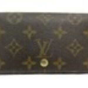 LOUIS VUITTON Porte Monnaie Billets Tresor Wallet Monogram Brown M61730 09KC301